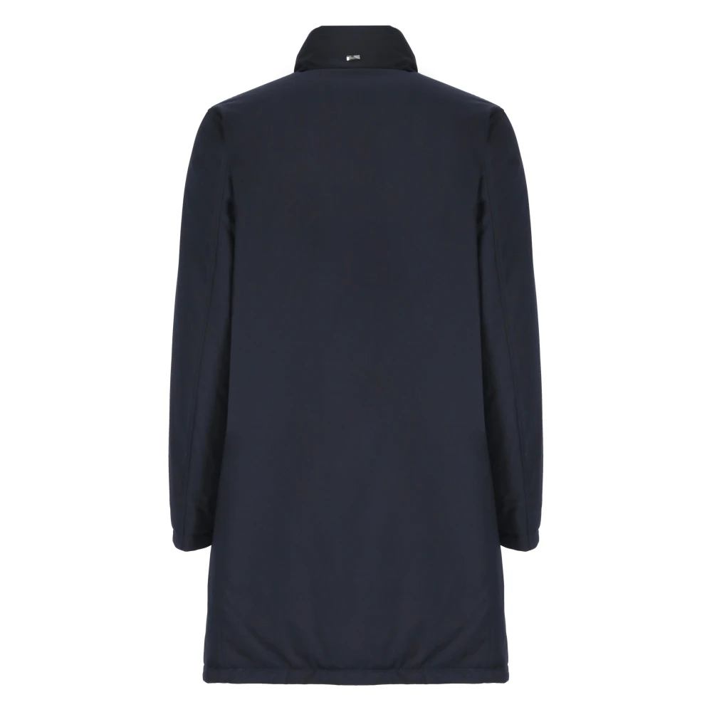 Herno Donzen Jas Hoge Kraag Blue Heren