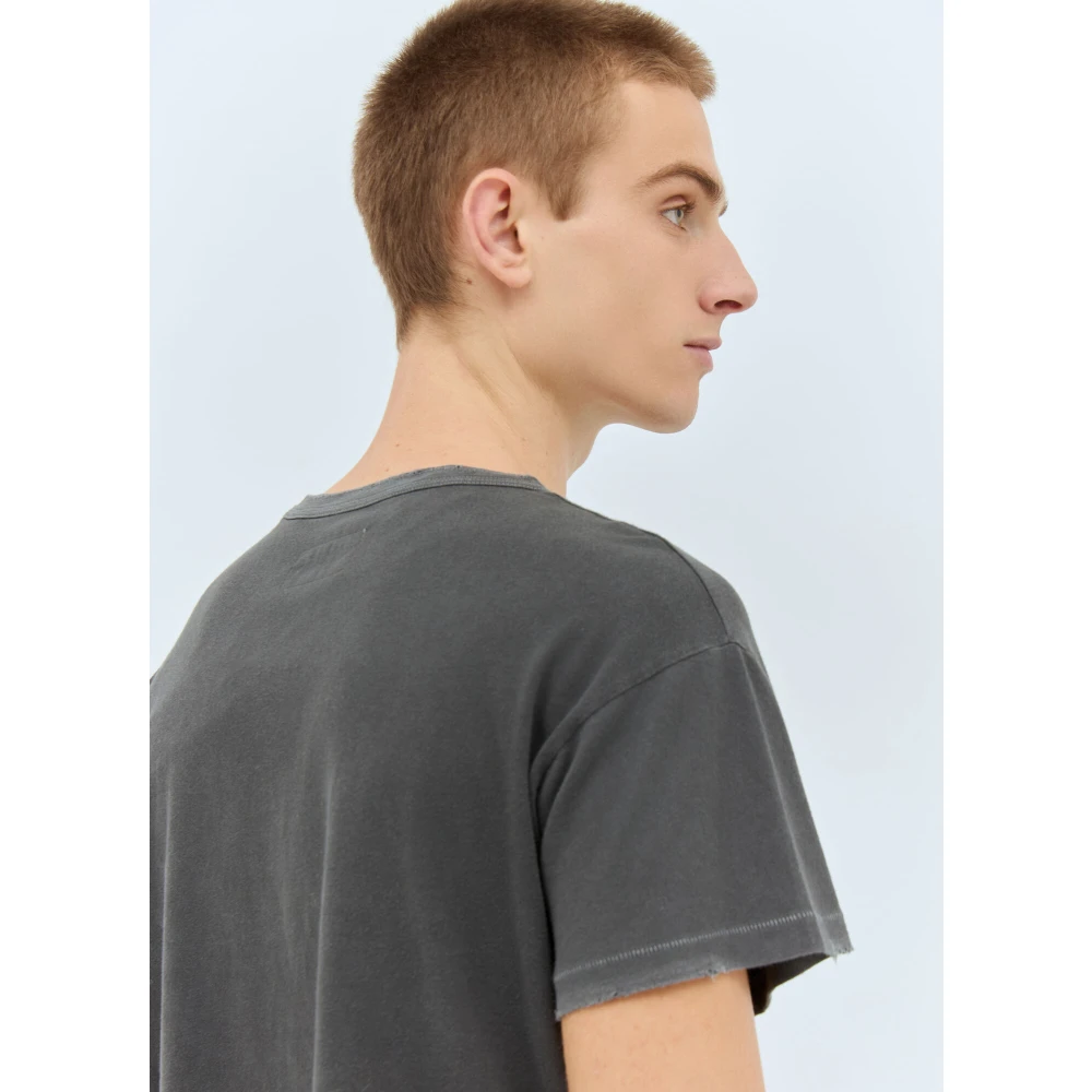 ERL California Distressed Grafisch T-shirt Gray Heren