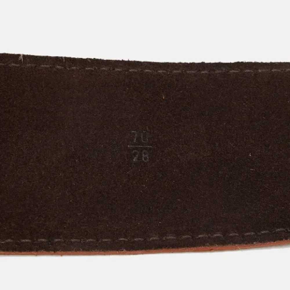 Miu Pre-owned Suede belts Orange Dames