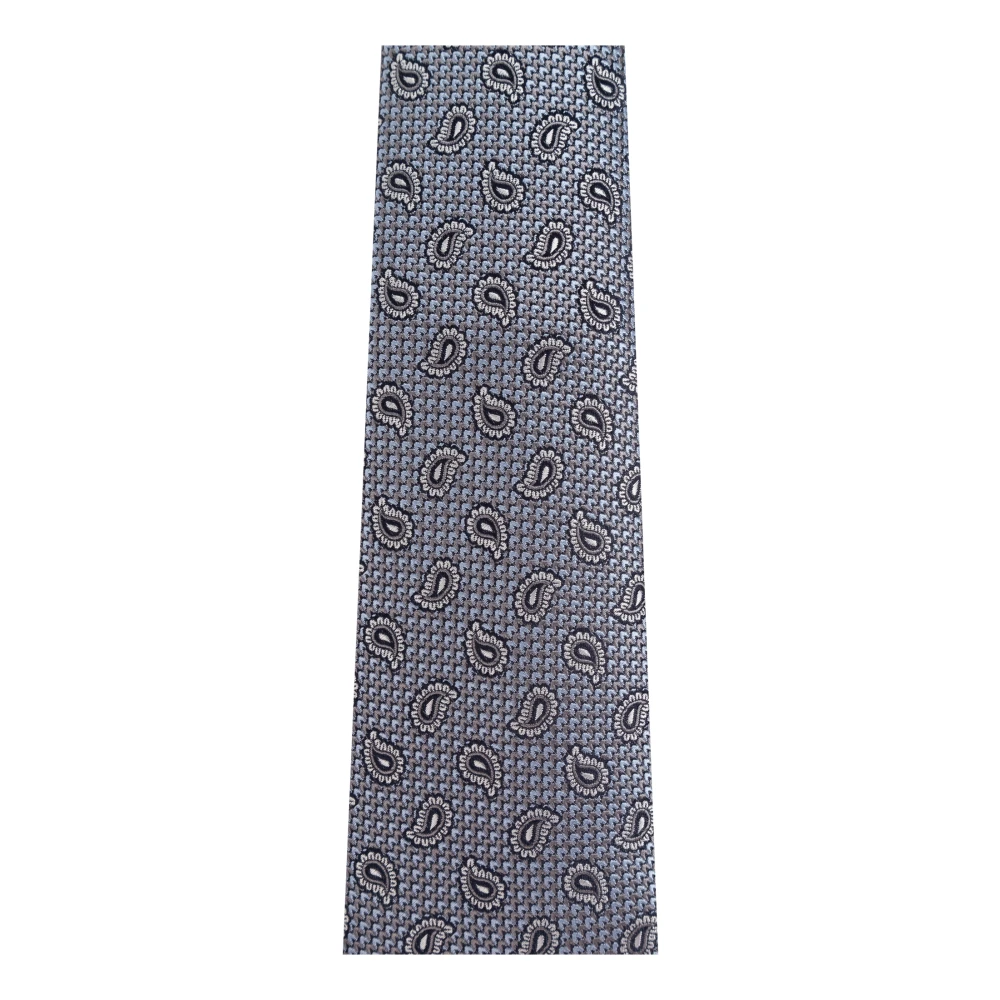 Brioni Zijden stropdas Gray Heren