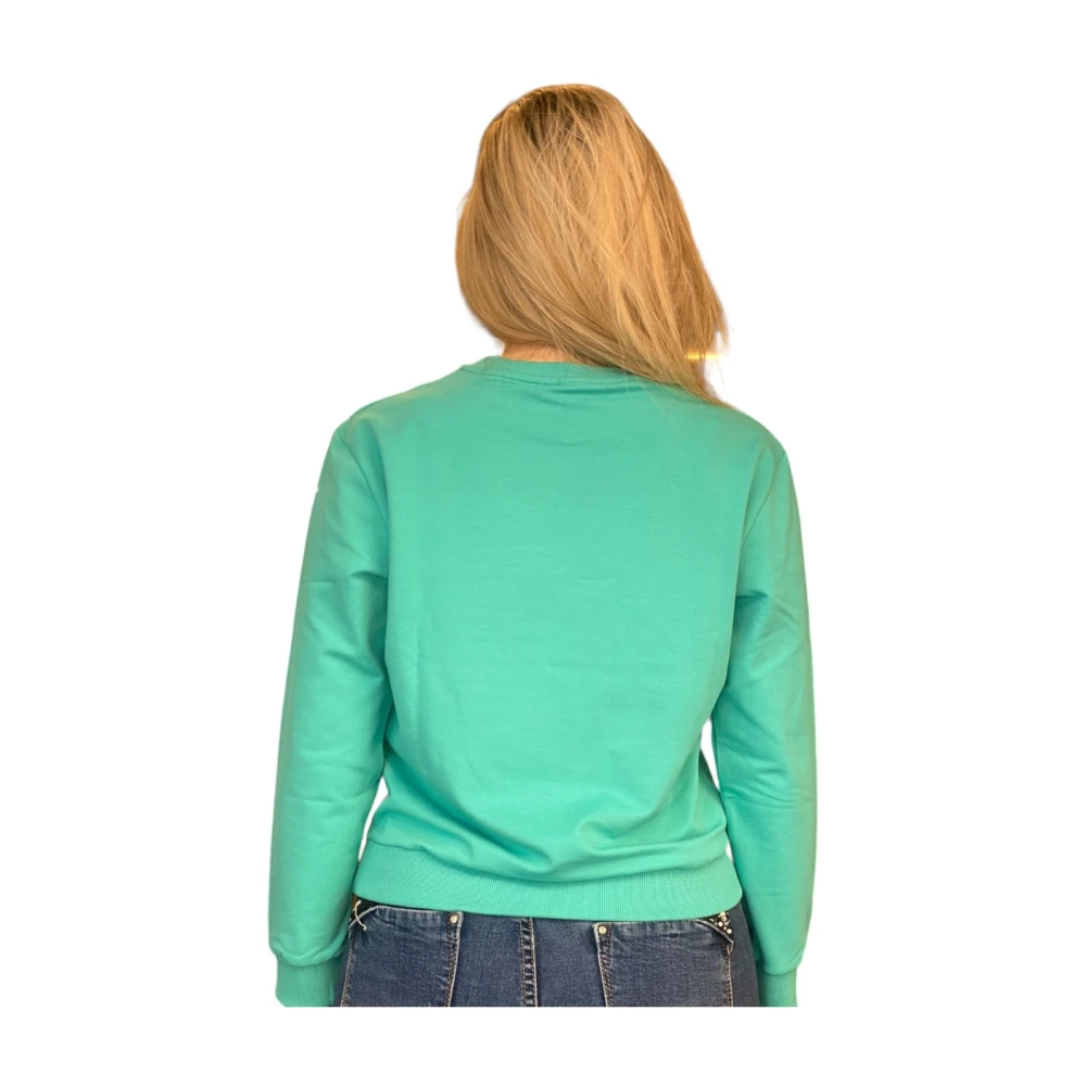 Moschino Stijlvolle Sweatshirt voor Modieuze Look Green Dames