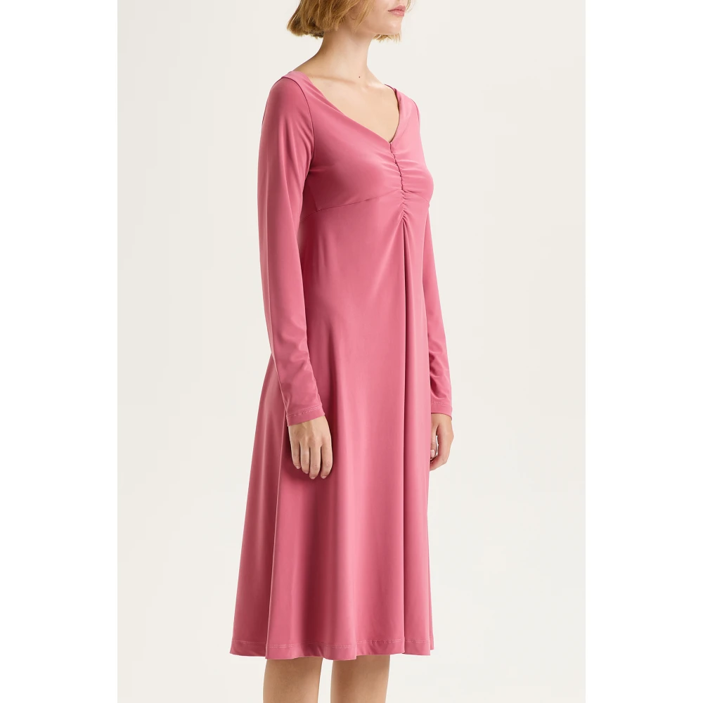 Maliparmi Tecno Jersey Jurk Pink Dames