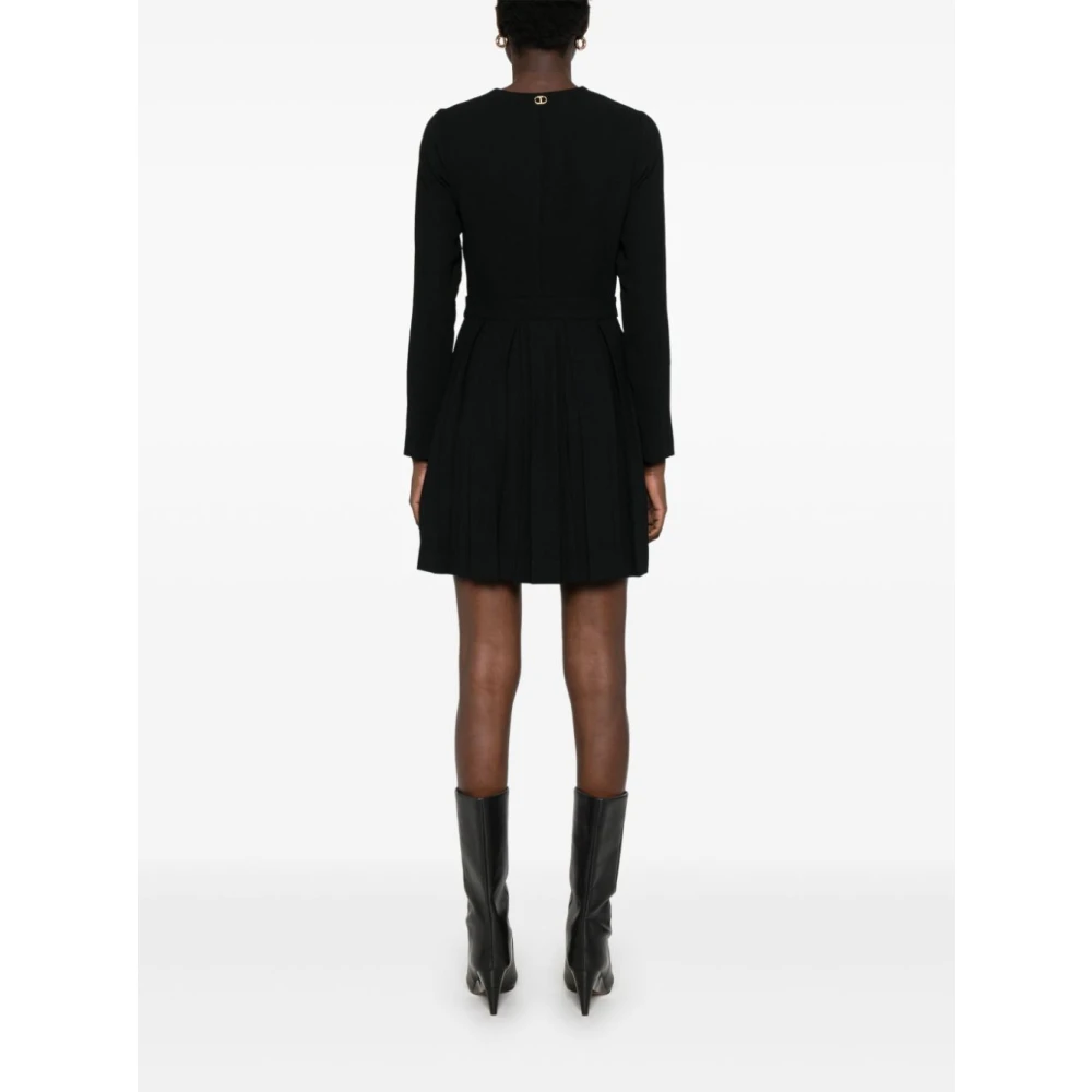 Twinset Zwarte Jurk Black Dames