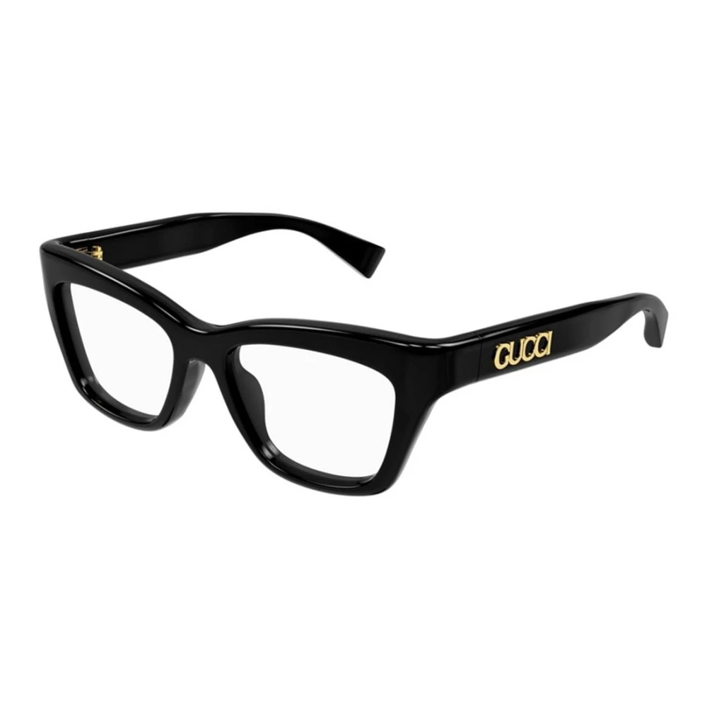 Gucci Women's Black Glasses, 51 Mm, Cat-Eye Optical Frame
