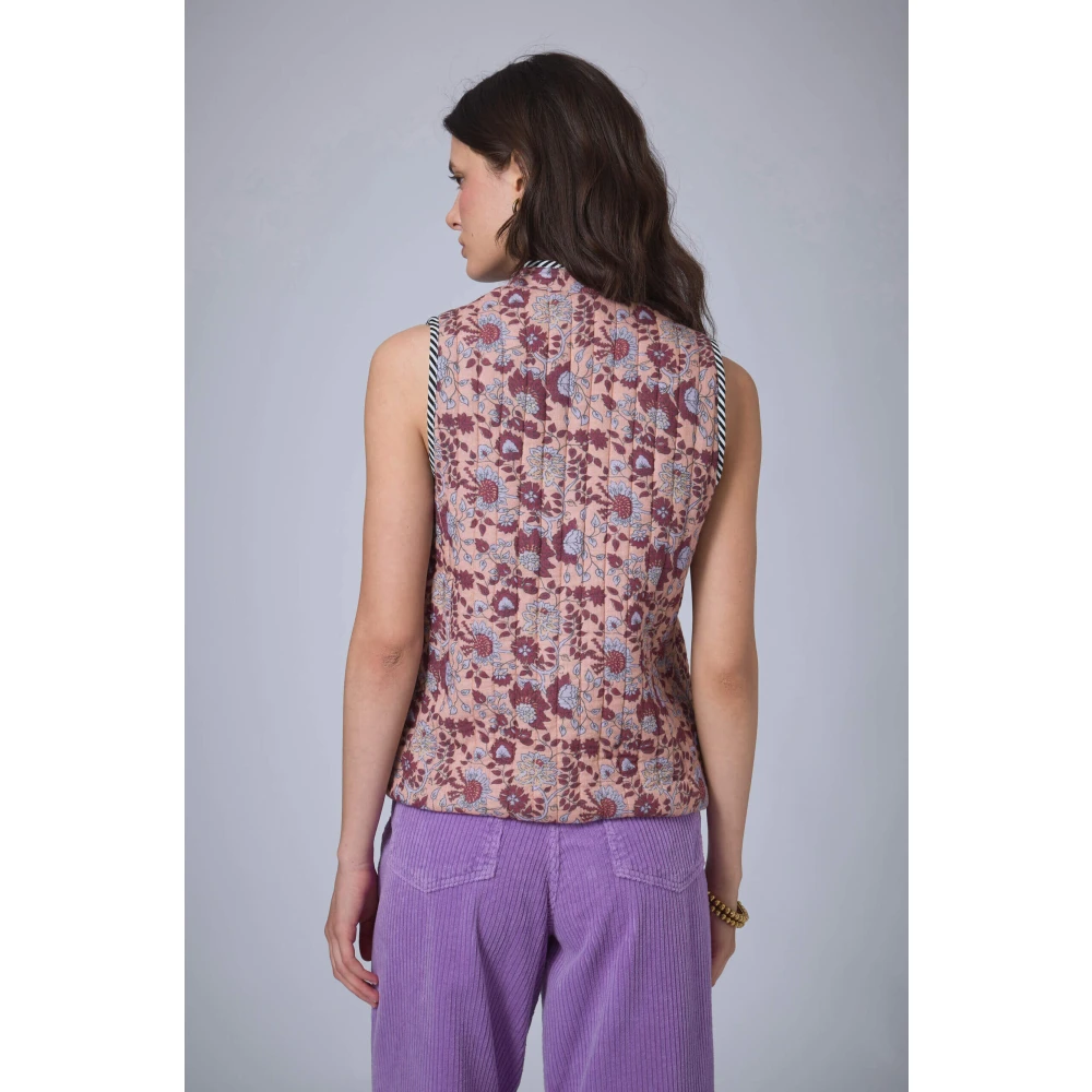 Manoush Bohemian Bloemen Mouwloos Jack Multicolor Dames