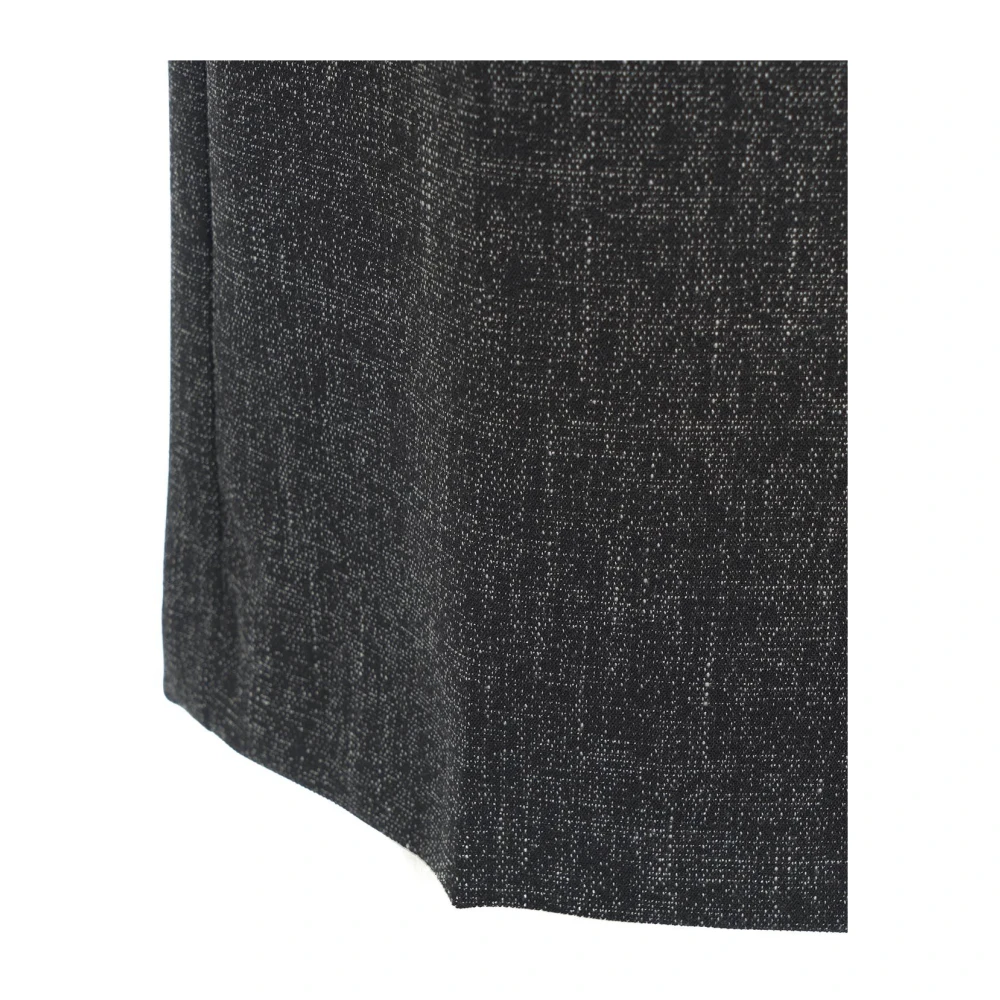 Kaos Zwarte Tweed Maxi Rok Aw24 Black Dames