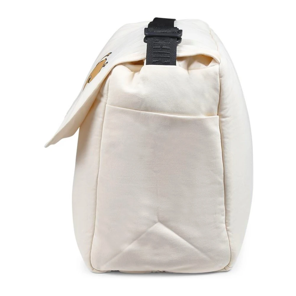 Moschino Ivoor katoenen luiertas met Teddy Bear Beige Unisex