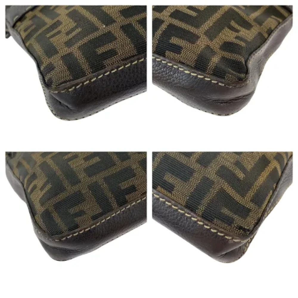 Fendi Vintage Pre-owned Canvas fendi-bags Brown Dames