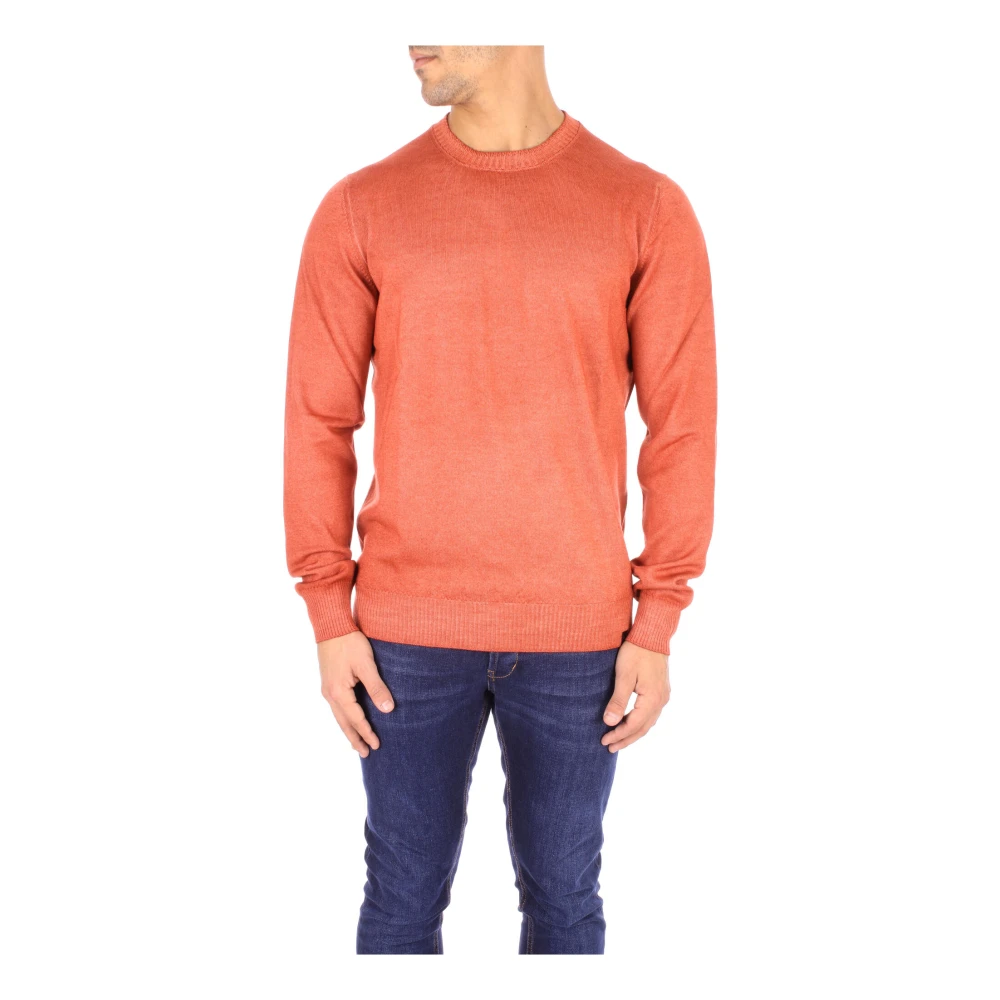 Fay Heren Wollen Trui Orange Heren
