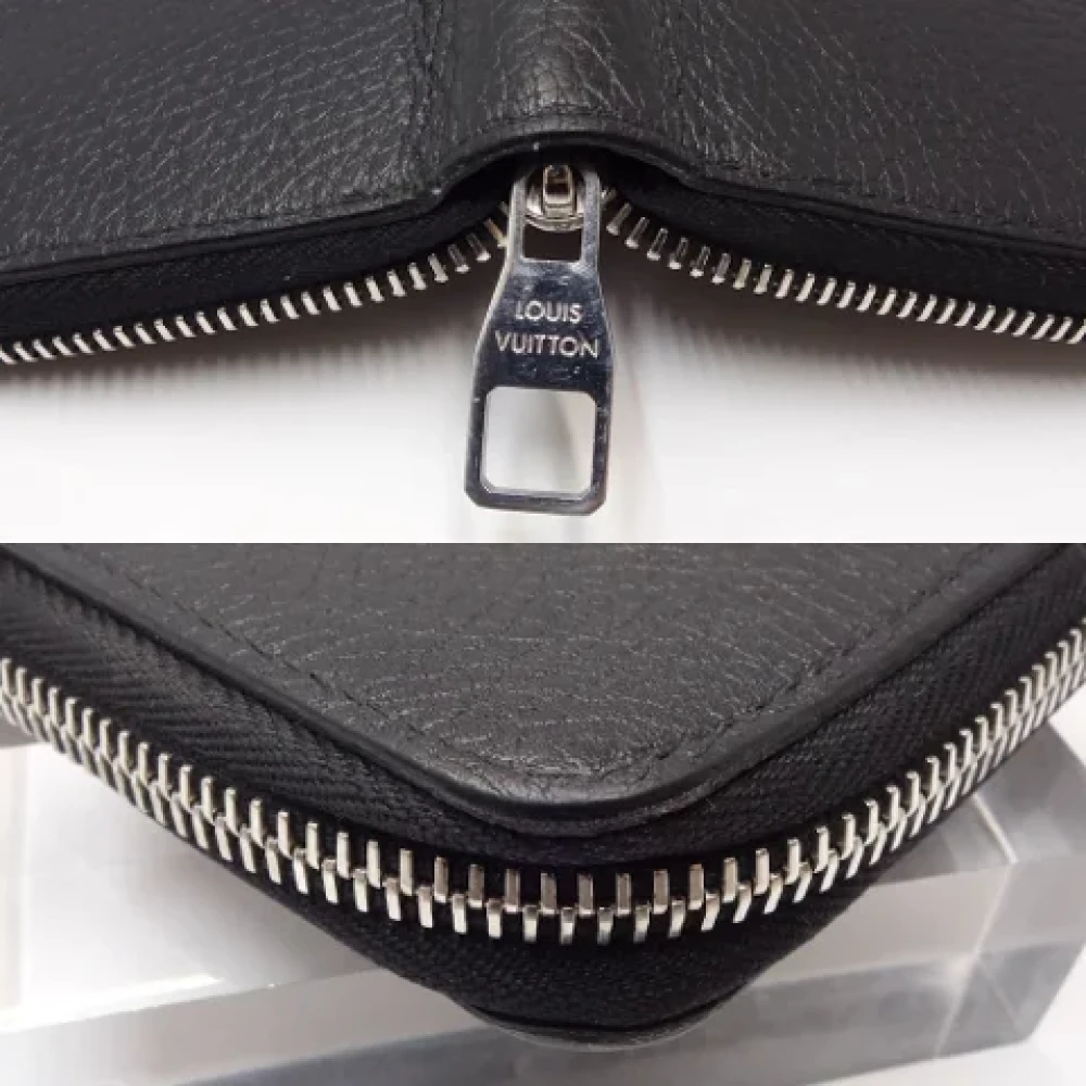 Louis Vuitton Vintage Pre-owned Leather wallets Black Heren
