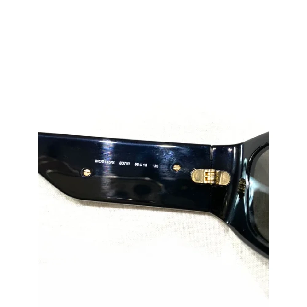 Moschino Pre-Owned Pre-owned Plastic sunglasses Black Dames