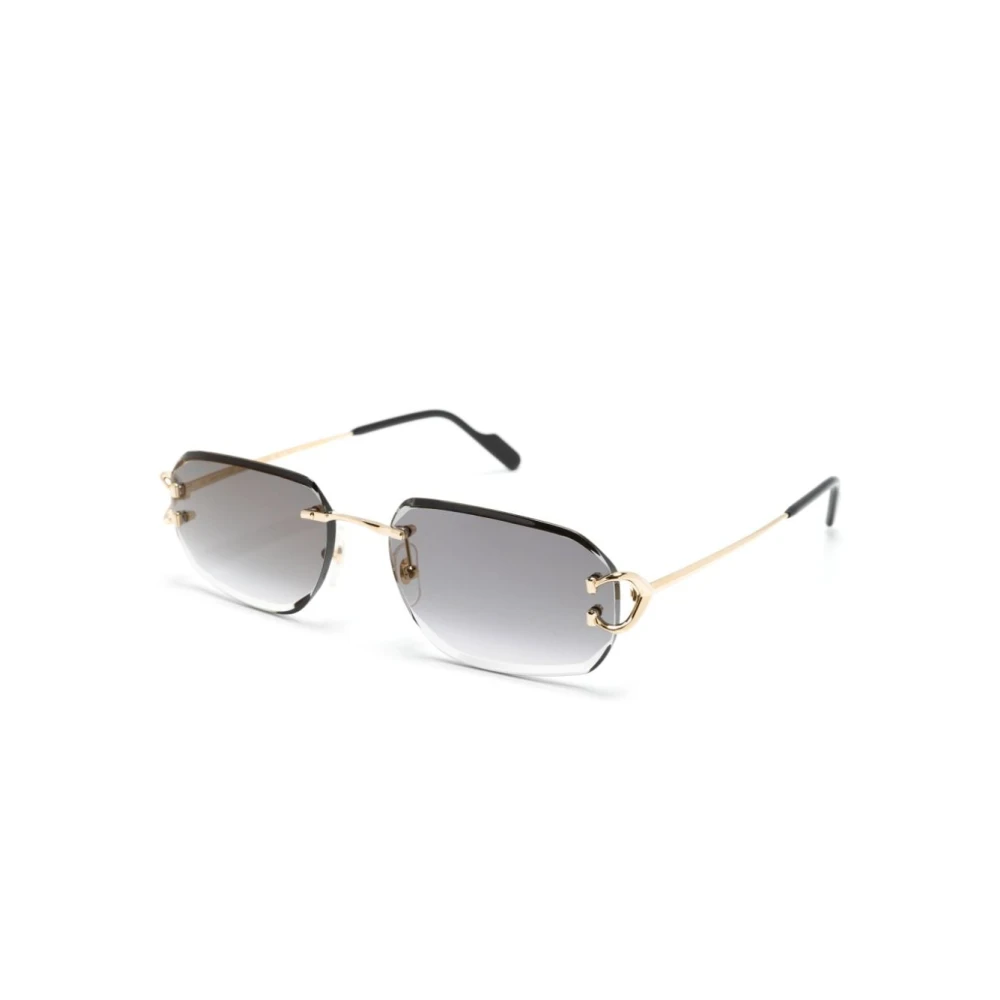 Cartier Men's Yellow Sunglasses, 58 Mm, Ct0468s 001 Sunglasses