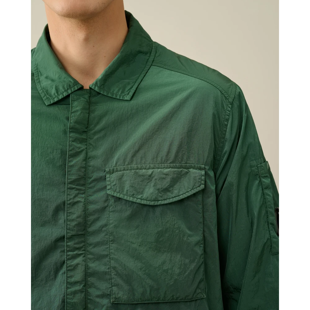 C.P. Company Klassieke Chrome-R Overshirt Duck Green Heren