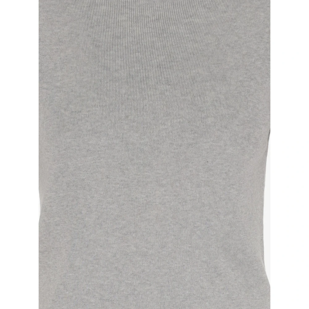 allude Katoenmix Boothals T-shirt Gray Dames