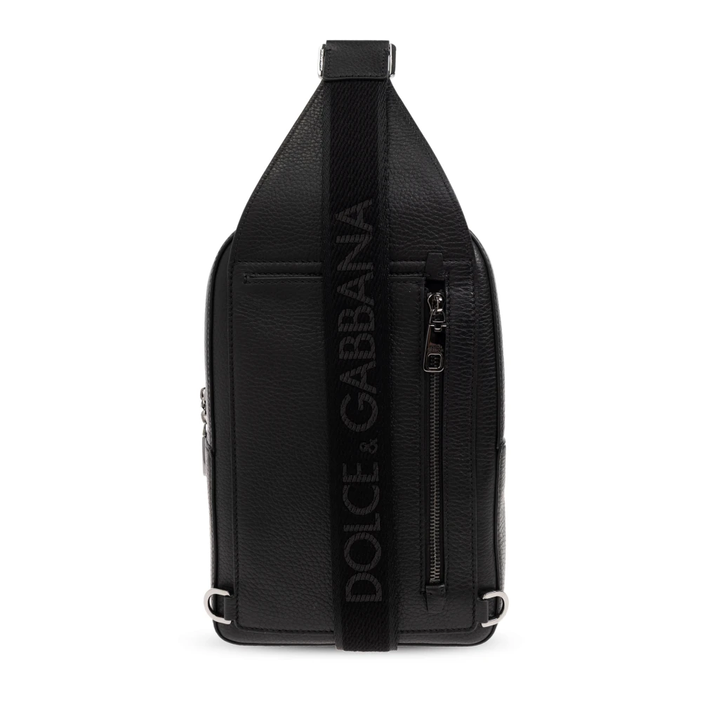Dolce & Gabbana Een-schouder rugzak Black Heren
