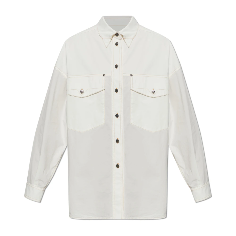 Versace Damen Weiß Blusen & Hemden, Xsgröße:
