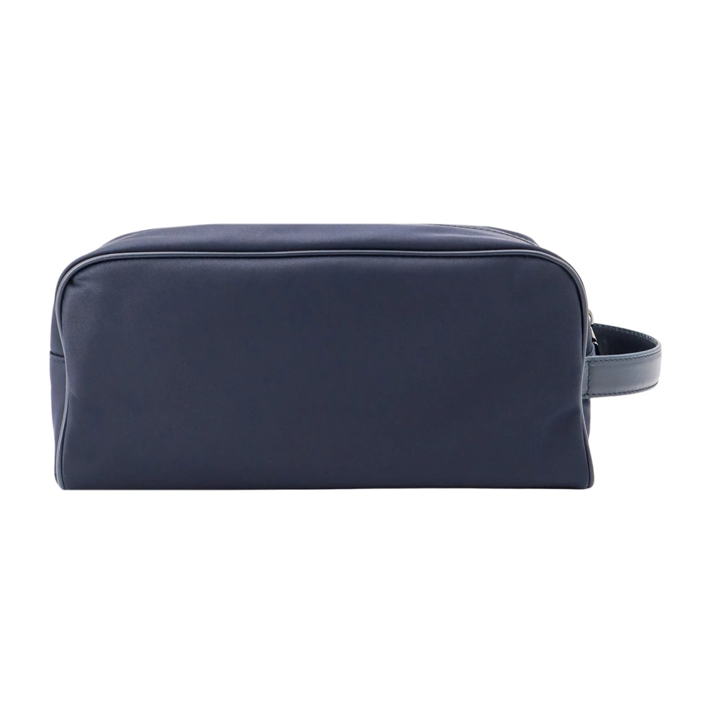 Dolce & Gabbana Logo Nylon Clutch Blue Heren
