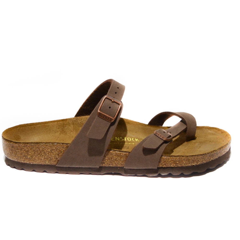 Birkenstock Unisex Brown Comfort Slide Sandals - Sliders - 5 Uk - Shoes
