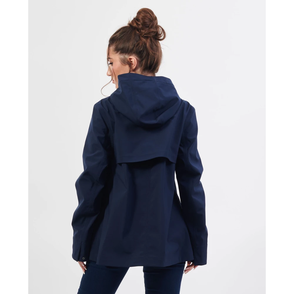 K-way Blauwe Waterdichte Jas Madalina Blue Dames