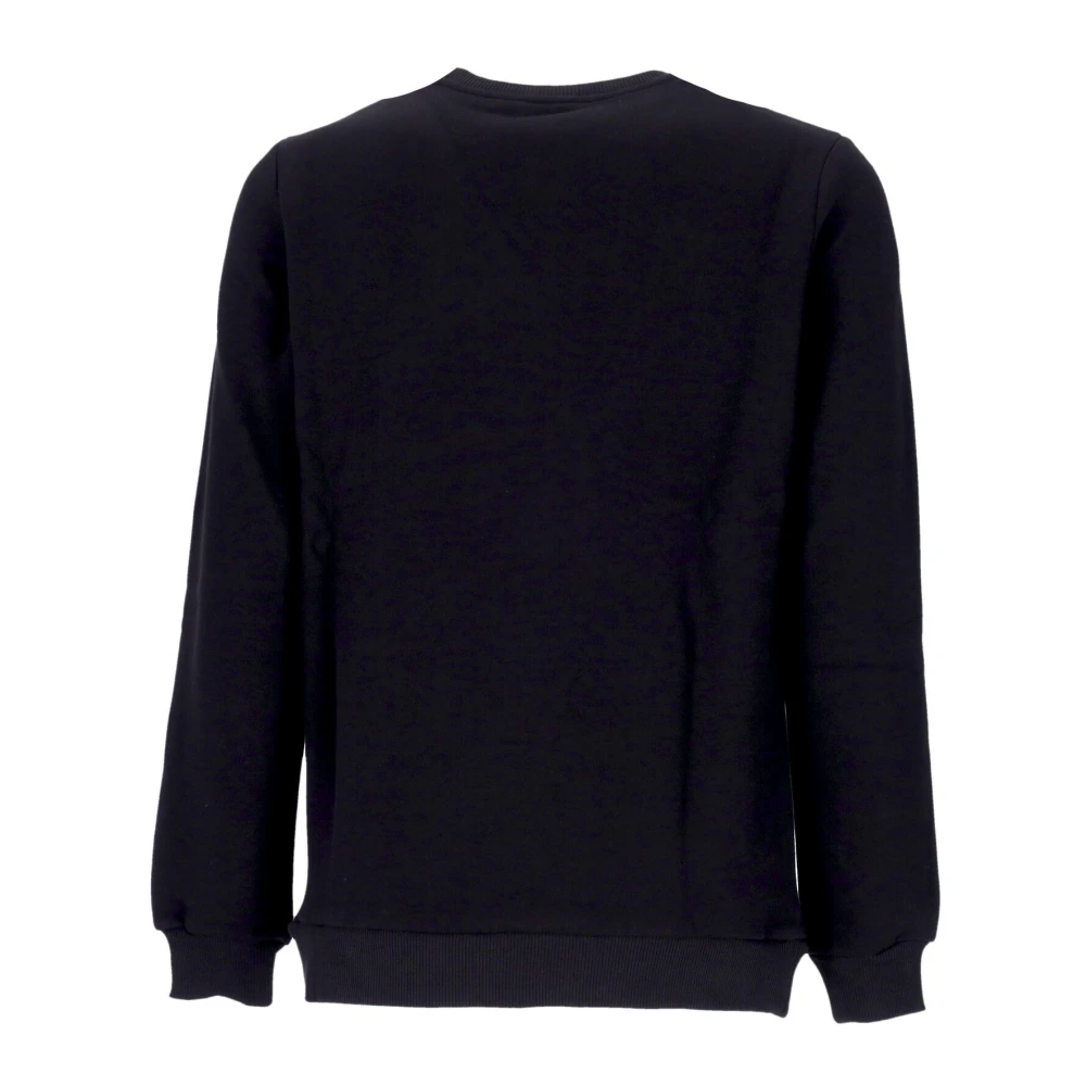Dolly Noire Zwart Logo Crewneck Sweatshirt Lange Mouw Black Heren