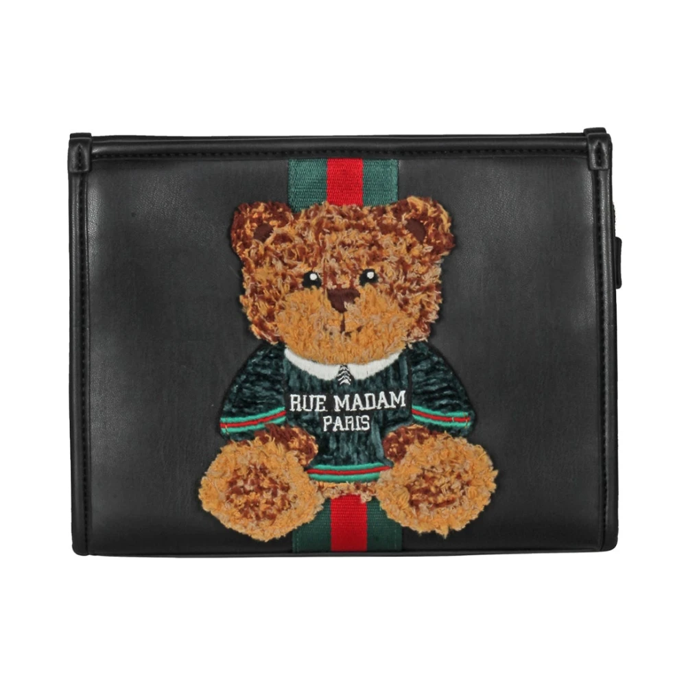Rue Madam Zwarte Clutch Tas Yosemite Stijl Black Dames