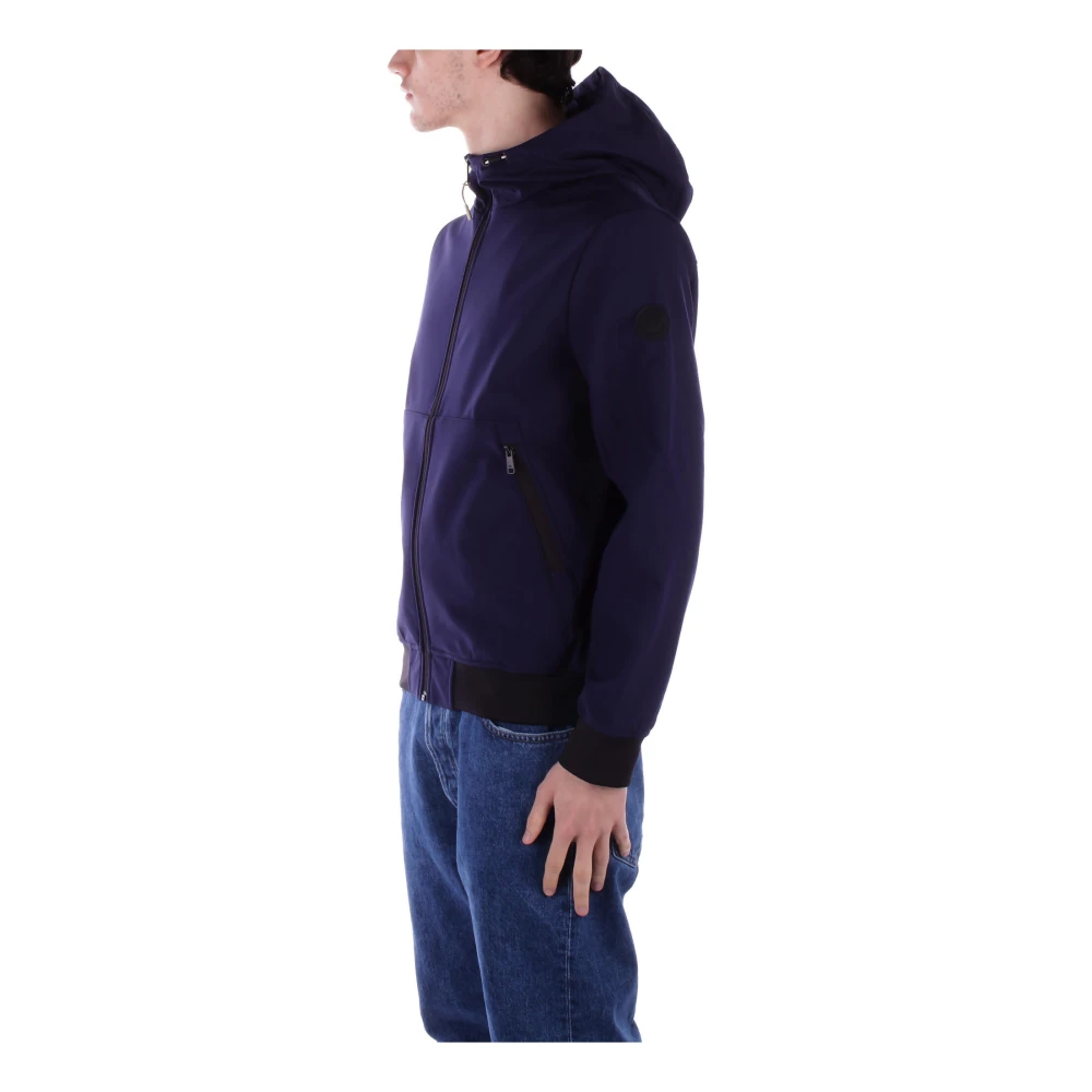 Only & Sons Blauwe Hoodie Jas Rits Zakken Avond Blue Heren