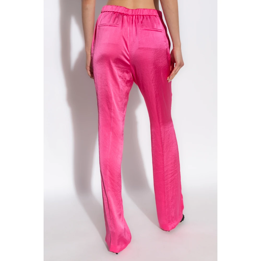 Theory Satin Broek Pink Dames