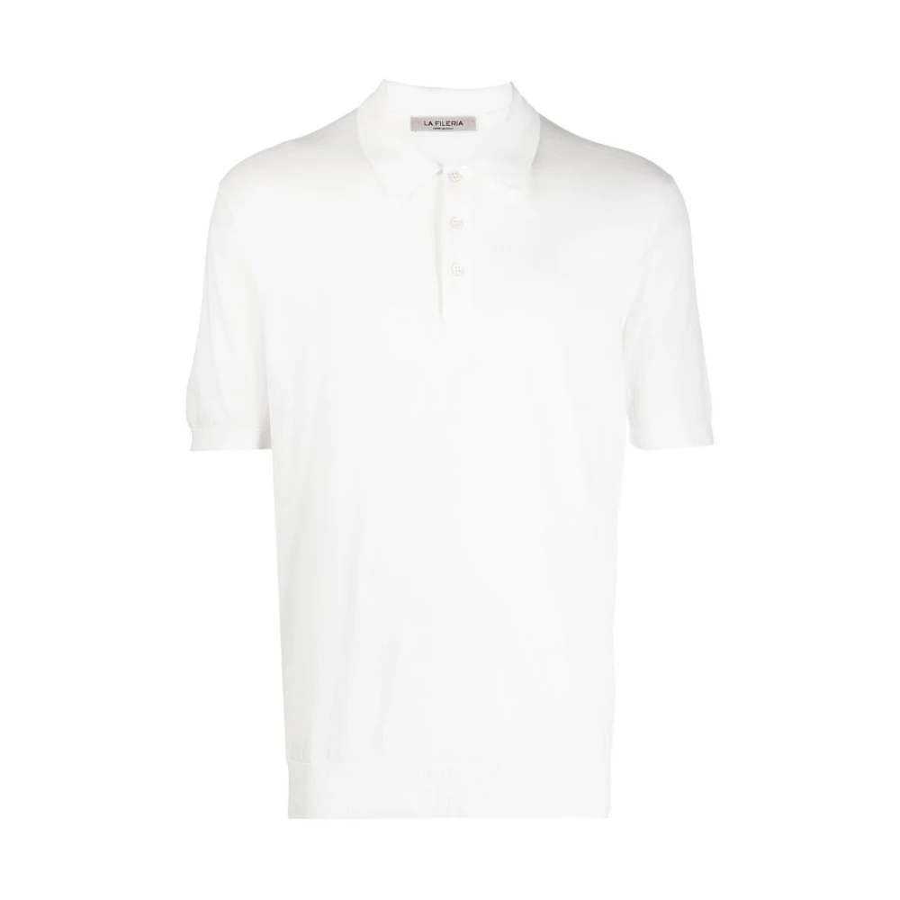 La Fileria Polo Shirts White Heren