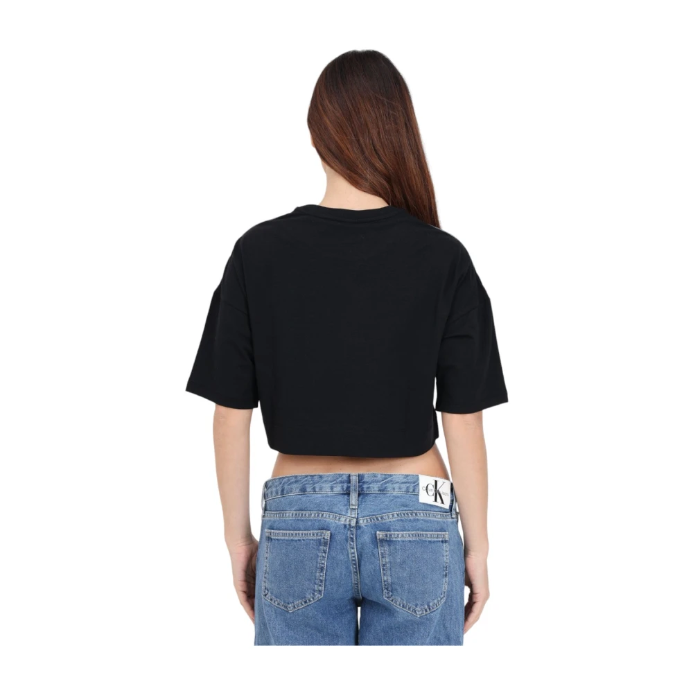 Moschino Casual Katoenen T-shirt Black Dames