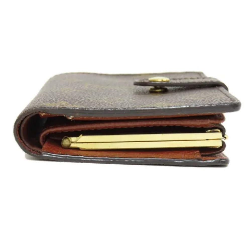 Louis Vuitton Vintage Pre-owned Canvas wallets Brown Dames