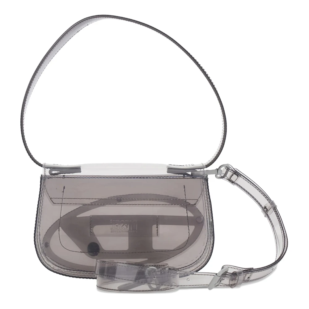 Diesel Gray Shoulder Bags, Female, One Size, 1Dr-Iconic Shoulder Bag