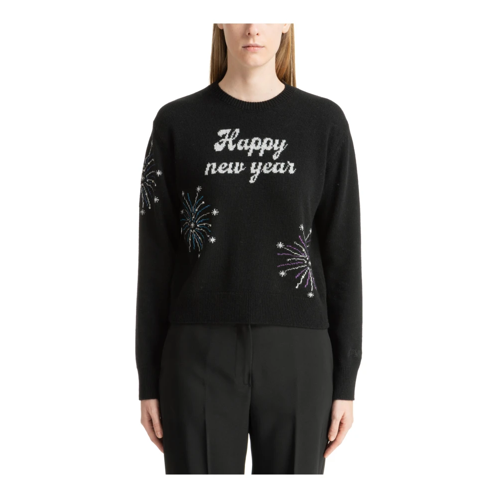 MC2 Saint Barth Abstract Multicolor Nieuwjaarstrui Black Dames