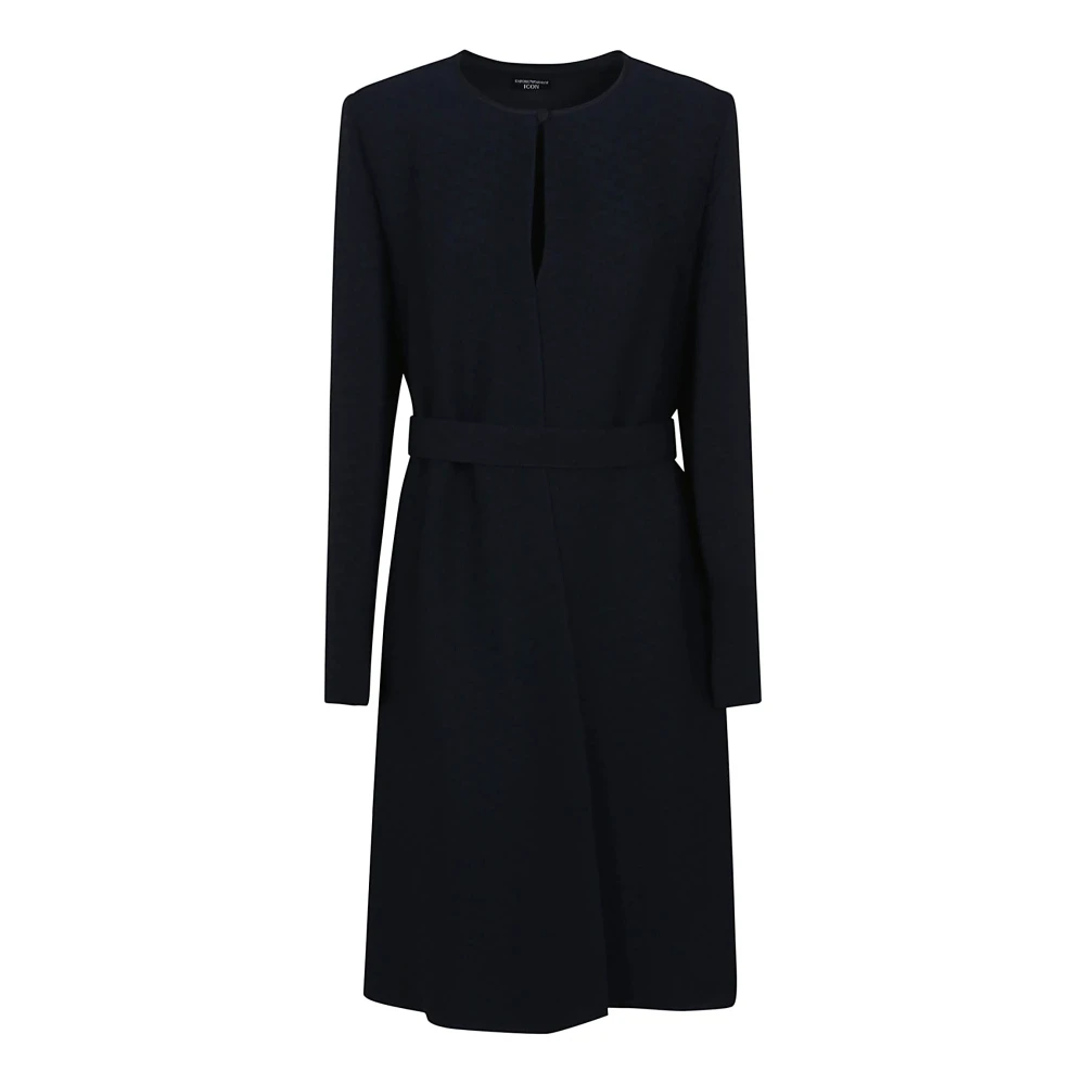 Emporio Armani Damen Schwarz Kleider, K, Xlgröße: