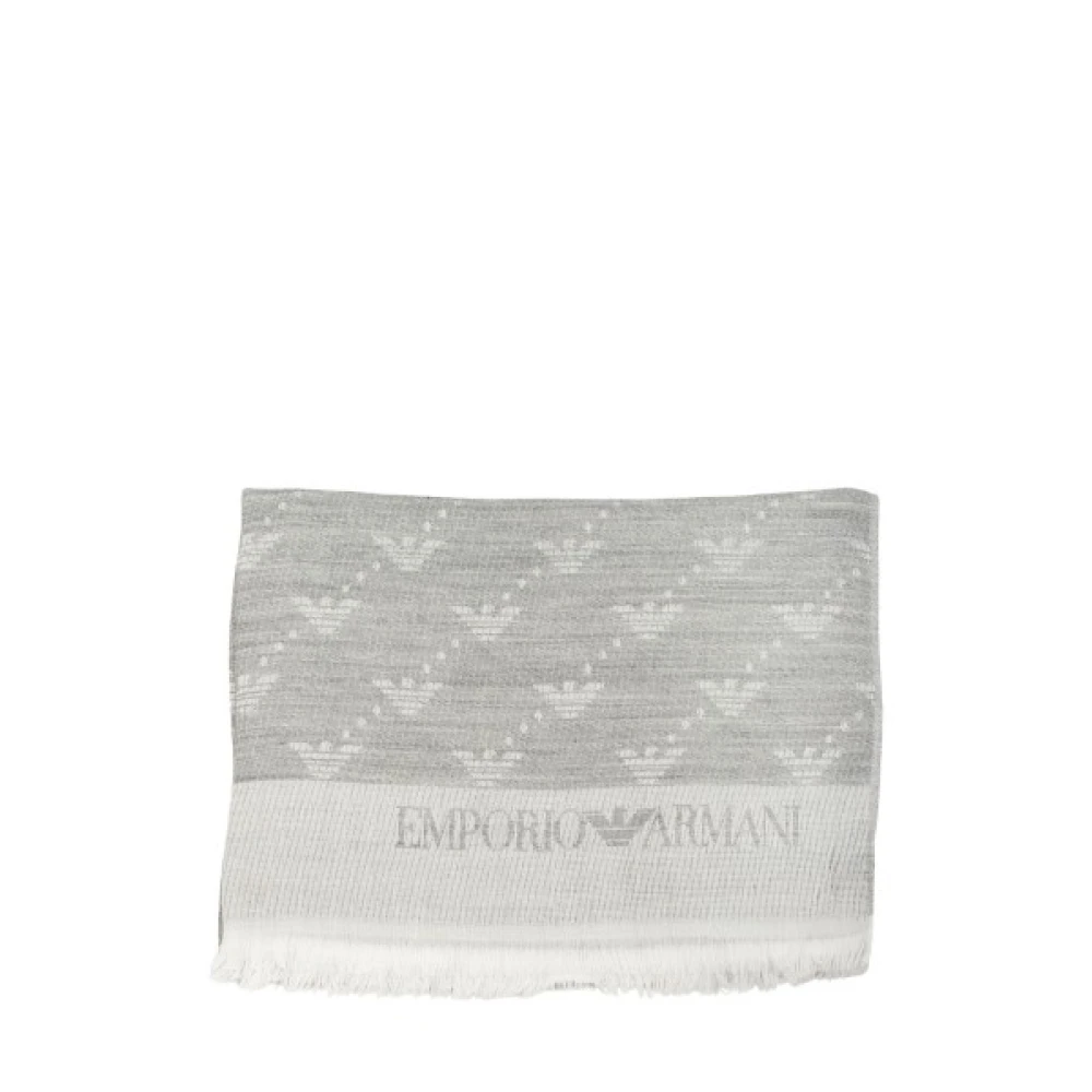 Emporio Armani Vrouw Grijs Accessoires Dames, One Size, Scarves