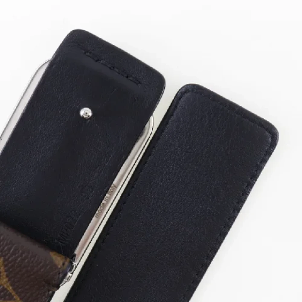 Louis Vuitton Vintage Pre-owned Canvas belts Brown Heren