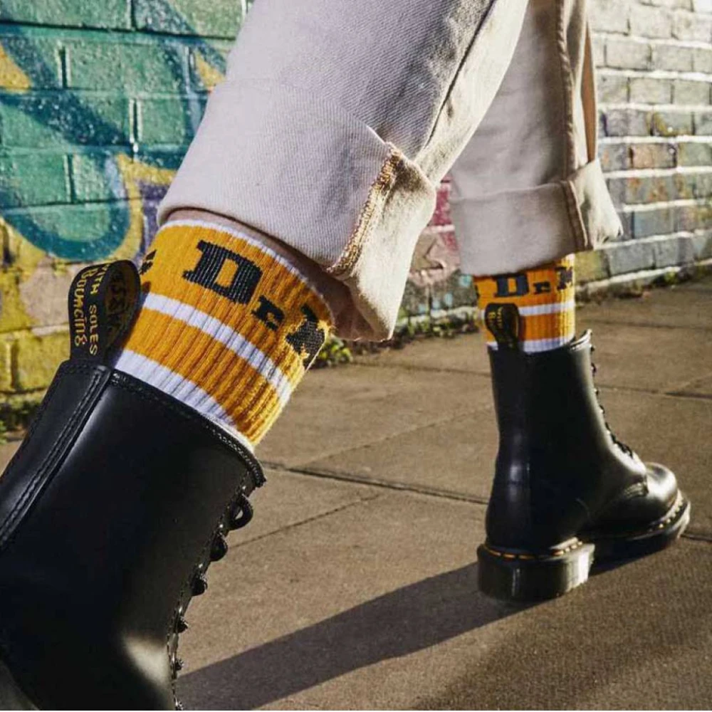 Dr. Martens Athletic Logo Sokken White Heren