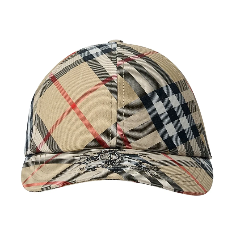 Burberry Men's Beige Hats & Caps, S, Twill Logo Baseball Cap