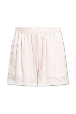 Silkshorts med monogram