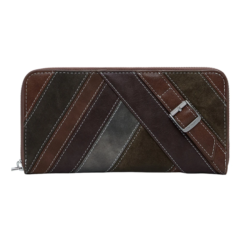 Desigual Women's Brown Fiona Wallet - Wallets & Cardholders - One Size - Accessories