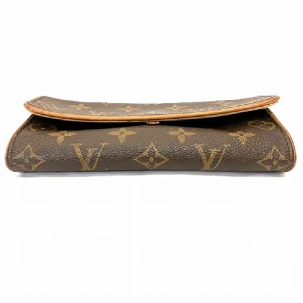 Louis Vuitton Vintage Pre-owned Canvas clutches Brown Dames