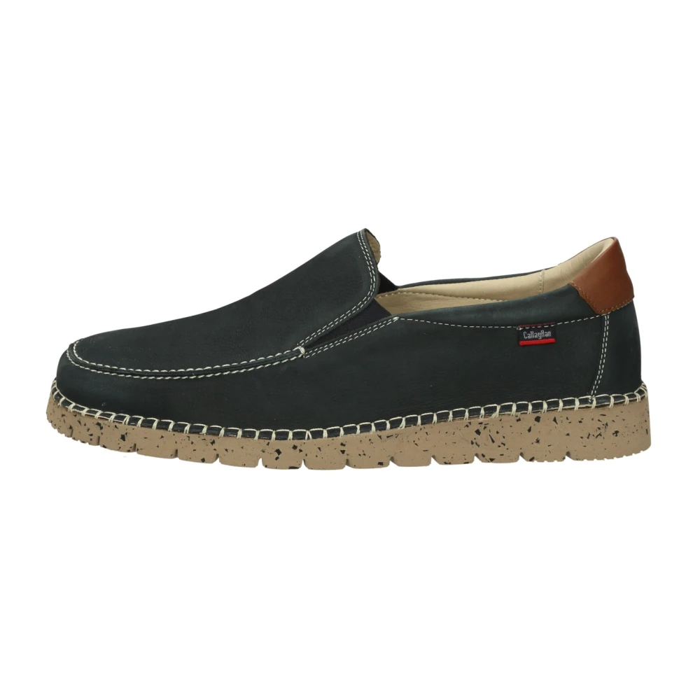 Callaghan Mannelijk Blauw Schoenen Heren, 43 Eu, Leer, Mocassino
