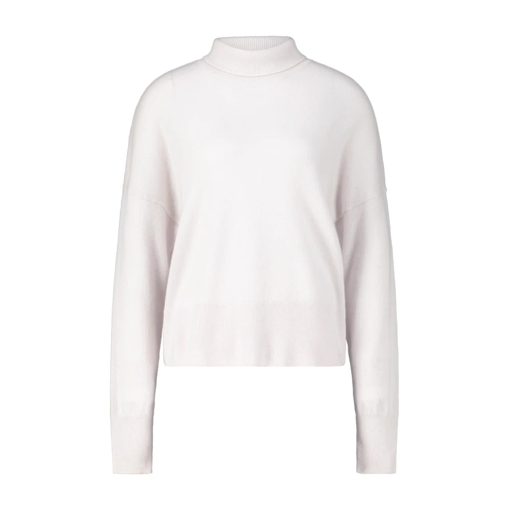 Samsøe Luxe Kasjmier Turtleneck Sweater White Dames
