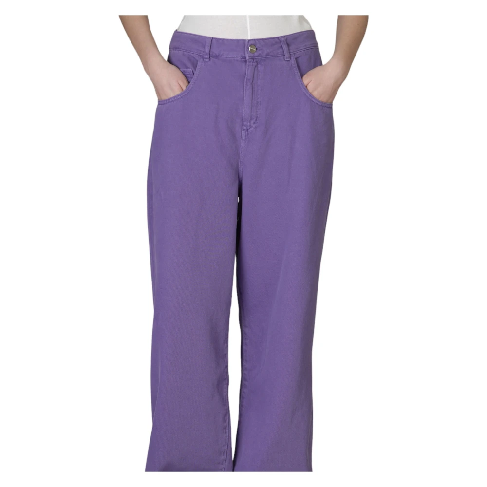 Hinnominate Ametista Oversize Jeans Purple Dames