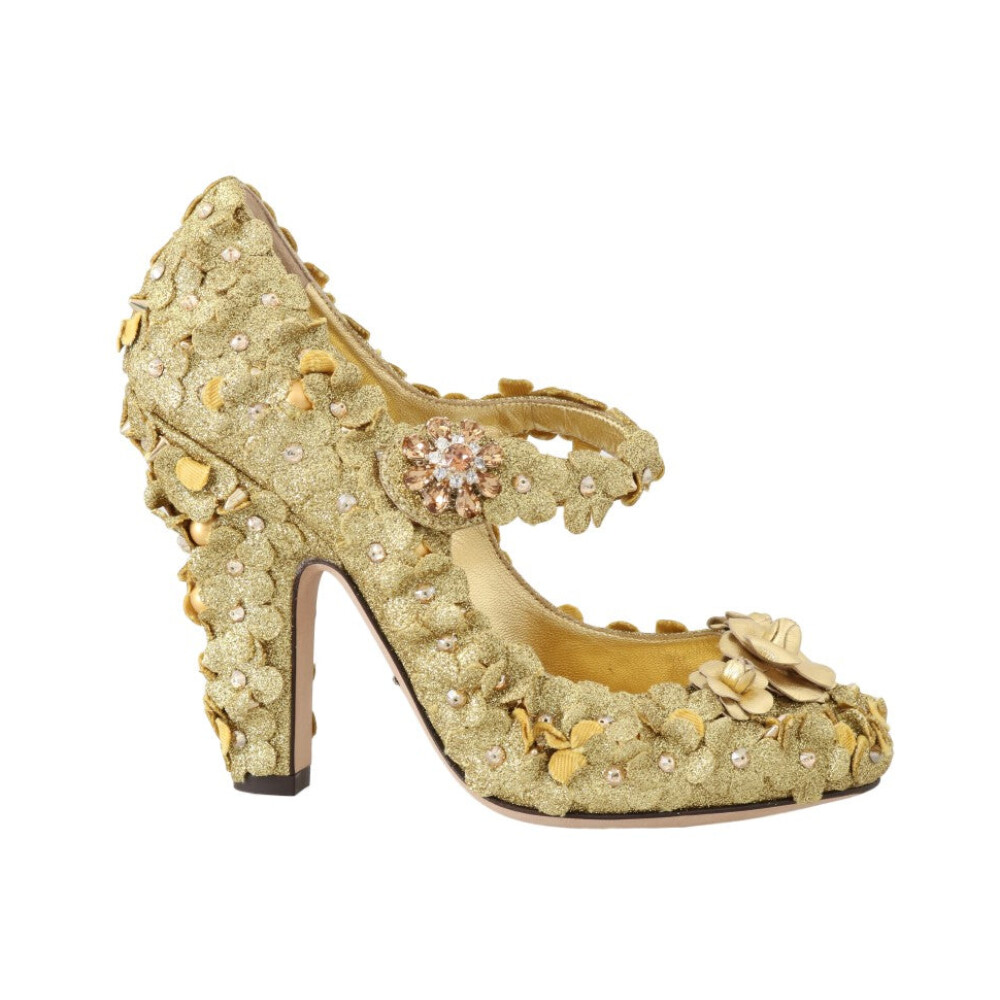 Dolce gabbana gold shoes online