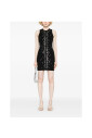 black-sleeveless-round-neck-dress