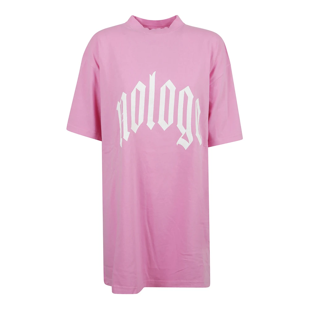 Balenciaga Oversized T-shirt in lichtroze wit Pink Dames