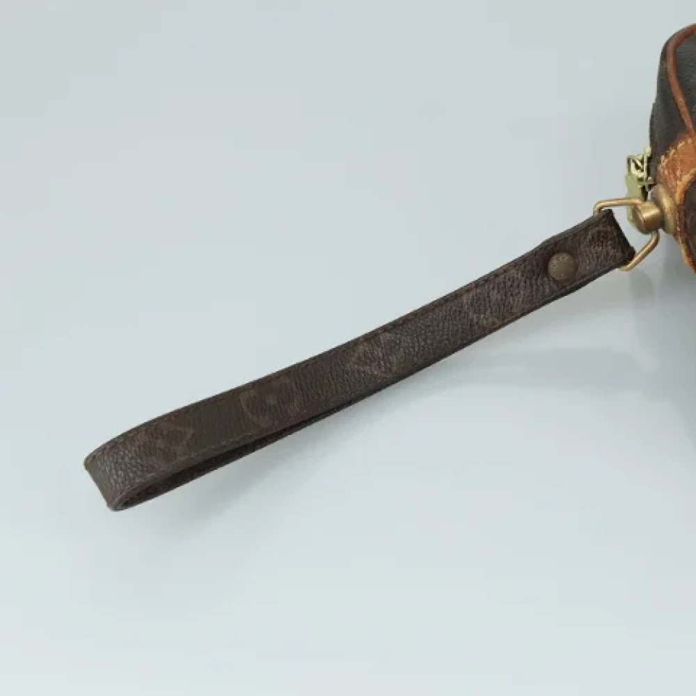 Louis Vuitton Vintage Pre-owned Canvas clutches Brown Dames