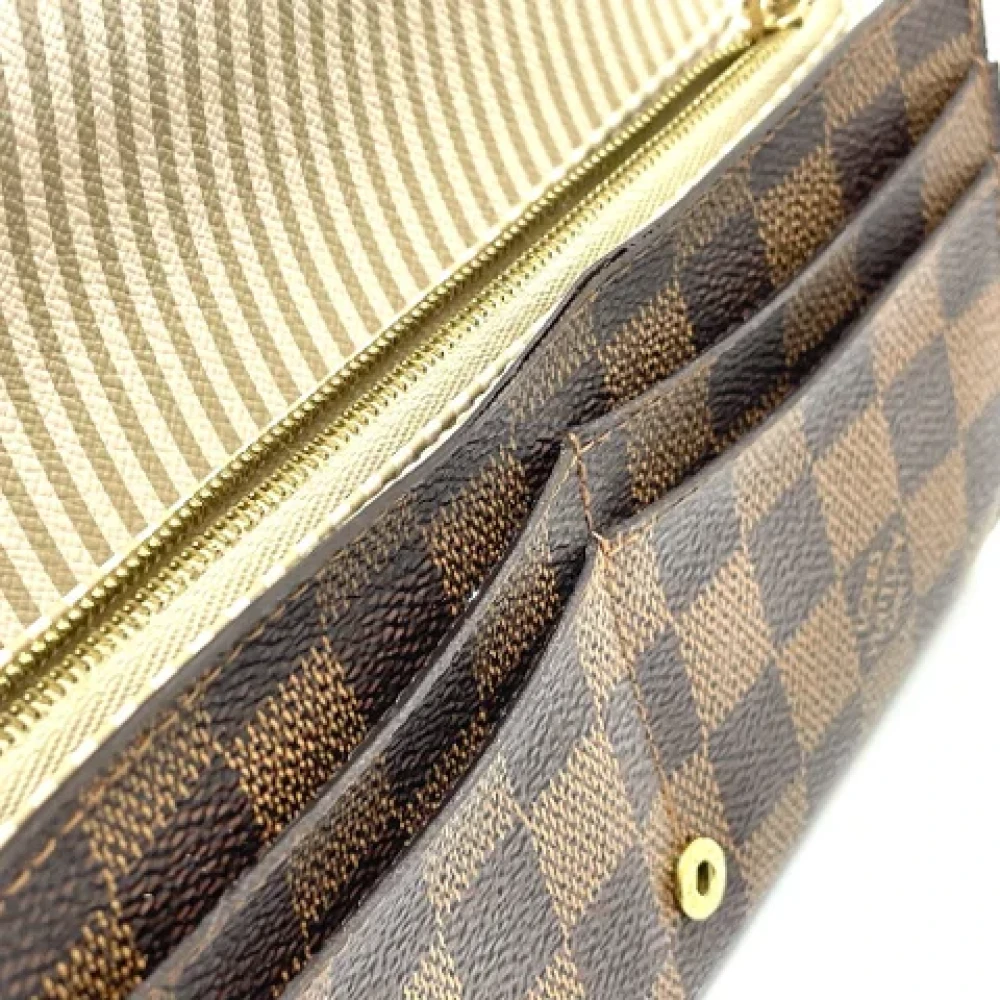 Louis Vuitton Vintage Pre-owned Canvas wallets Brown Dames