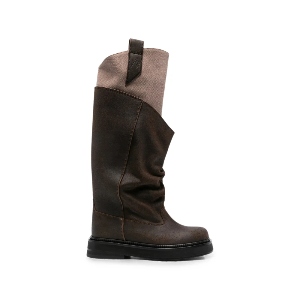 The Attico Brown New Robin Passeggiata Boot - Female - High Boots - 8 Uk - Shoes