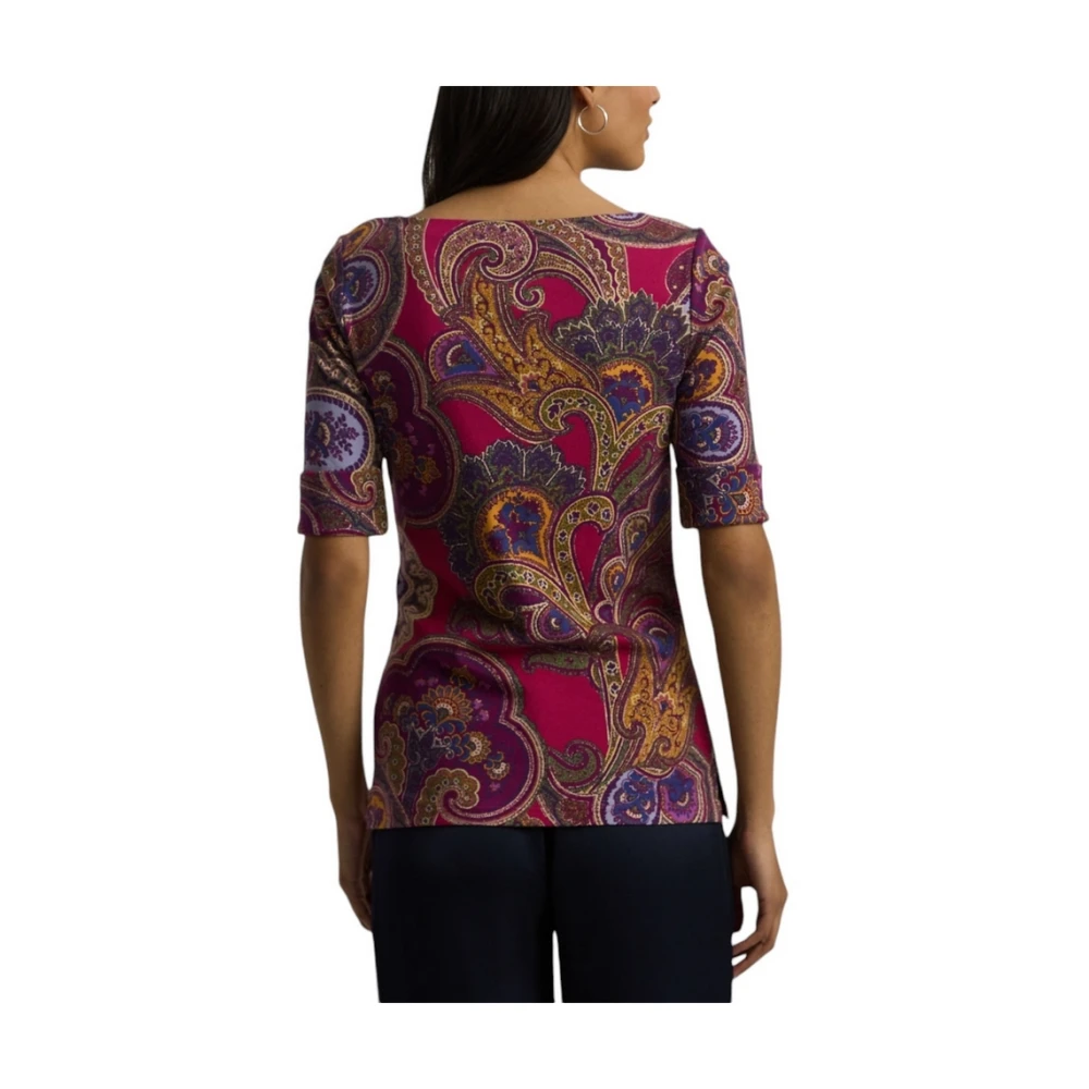 Ralph Lauren T-shirts en Polos Fuchsia Multicolor Dames